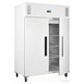 Polar G-serie vrieskast staand dubbeldeurs wit 1152L
