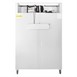 Polar G-serie vrieskast staand dubbeldeurs wit 1152L