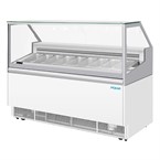 Polar U-Series gelato vitrine 9 bakken