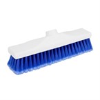 Jantex zachte hygiënische bezemkop blauw 300mm