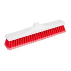 Jantex zachte hygiëne bezemkop rood 400mm