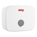 Jantex ABS kunststof handdoekdispenser slank wit