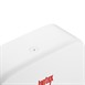 Jantex ABS kunststof handdoekdispenser slank wit