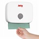 Jantex ABS kunststof handdoekdispenser slank wit