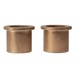 Buffalo houtskooloven zelfsmerende bronzen deurbus