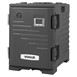 Vogue geïsoleerde voedseltransportbox frontlader 1/1GN zwart