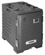 Vogue geïsoleerde voedseltransportbox frontlader 1/1GN zwart