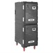 Vogue geïsoleerde GN box dubbele frontlader zwart 1/1 GN