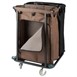 Jantex 2 compartiment wasmand op wielen 2x100L