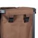 Jantex 2 compartiment wasmand op wielen 2x100L