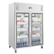 Polar G-Series staande dubbeldeurs gastro displaykoelkast 1200L