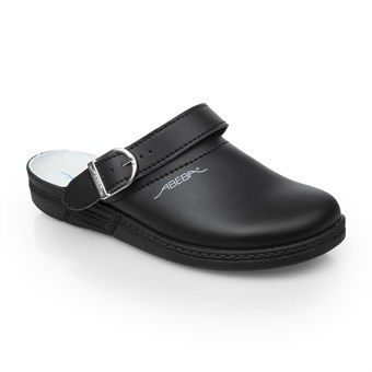 Abeba microvezel klomp zwart 39