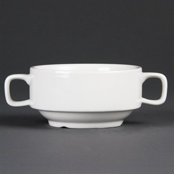 Olympia Whiteware stapelbare soepkop 40cl (6 stuks)