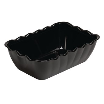 Olympia Kristallon SAN kom zwart 2L 8,5(h) x 26(b) x 17,5(d)cm