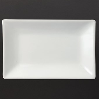 Olympia Whiteware rechthoekige serveerschalen 20x13cm (6 stuks)