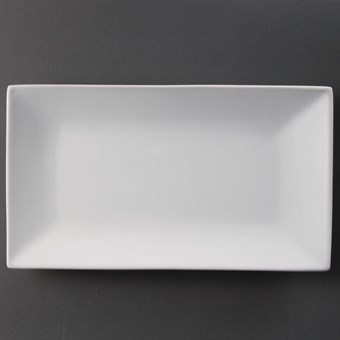 Olympia Whiteware rechthoekige serveerschalen 31x18cm (2 stuks)