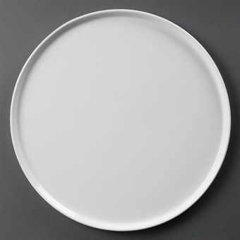 Olympia Whiteware pizzabord 33cm (4 stuks)