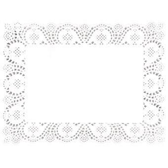 Olympia papieren taartranden 30x40cm (250 stuks)