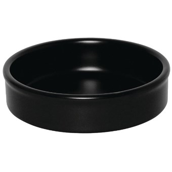 Olympia stapelbaar schaaltje mat zwart 10,2x2cm (6 stuks)