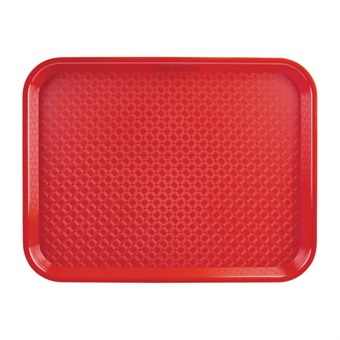 Olympia Kristallon polypropyleen dienblad rood