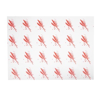 Vetvrij hamburger papier rood (1000 stuks)