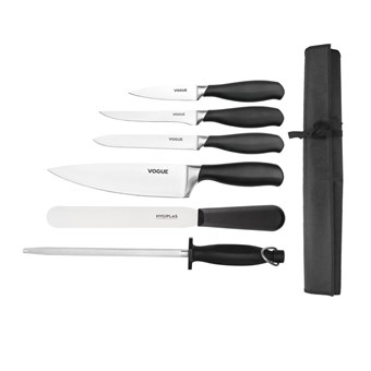 Vogue 6-delige set zachte grip messen