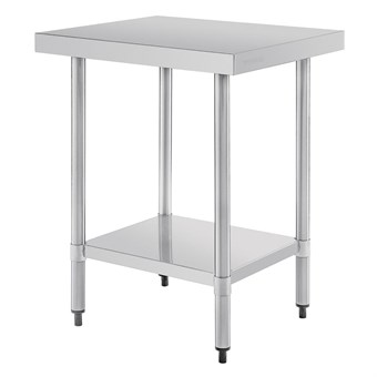 Vogue RVS werktafel zonder achteropstand 60cm diep