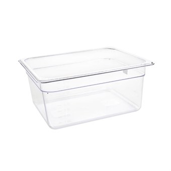 Vogue polycarbonaat 1/2 gastronorm container 150mm helder