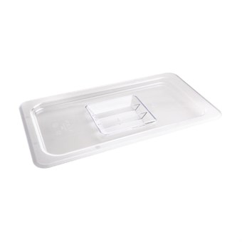 Vogue polycarbonaat 1/3 gastronorm deksel transparant