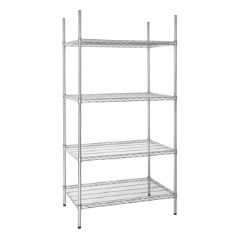 Vogue voorraadrek 4 etages 183(H) x 91,5(B) x 61(D)cm