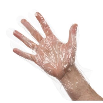 Disposable handschoenen transparant (100 stuks)