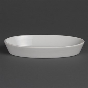 Olympia Whiteware ovale ovenschalen 19,5x11cm (6 stuks)