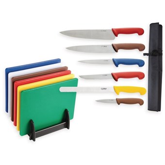SPECIALE AANBIEDING Hygiplas snijplanken en messen set
