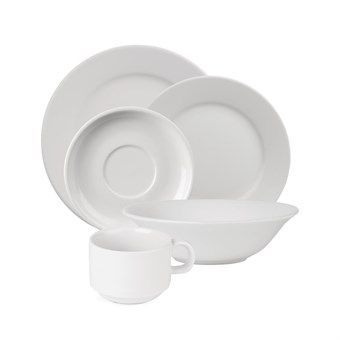 SPECIALE AANBIEDING x24 Athena Hotelware 5-delige serviesset (24 stuks)