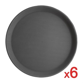 Bulk koop 6 Olympia kristallon polypropyleen ronde antislipdienbladen