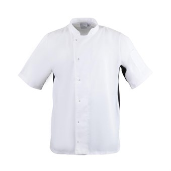 Whites Nevada koksbuis wit met zwart contrast
