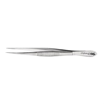 RVS micro pincet met smalle punt 16cm