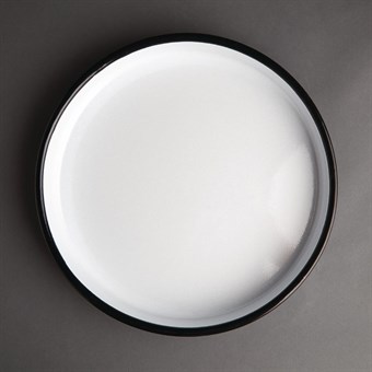 Olympia geëmailleerd stalen dienblad rond 32cm