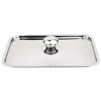 Olympia deksel voor mini RVS braadpan