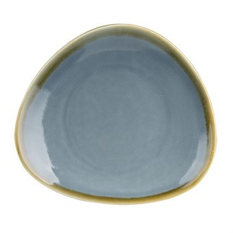 Olympia Kiln driehoekige borden blauw 28cm (4 stuks)