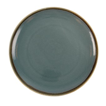Olympia Kiln ronde borden 28cm oceaanblauw (4 stuks)