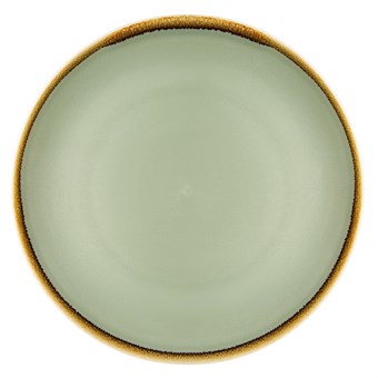 Olympia Kiln ronde coupeborden mosgroen 28cm (4 stuks)