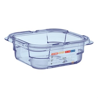 Araven ABS blauwe GN 1/6 voedseldoos 6,5cm diep