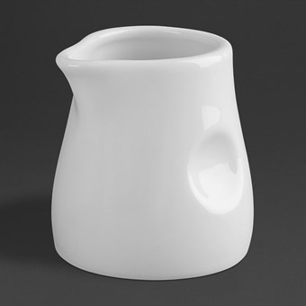 Olympia porseleinen melkkannetje met kuiltjes 70ml (6 stuks)