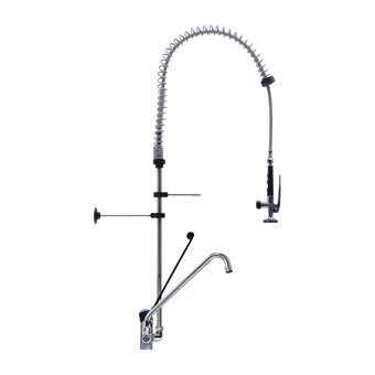 Gastro M hoge voorspoeldouche monobloc zwenkkraan handsfree