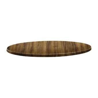 Topalit Classic Line rond tafelblad Atacama kersenhout