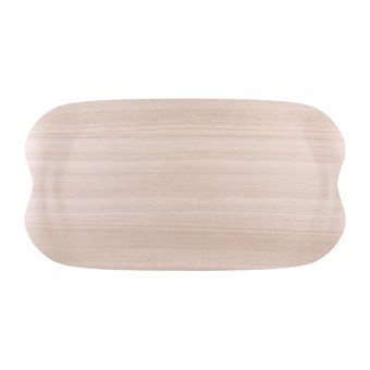 Roltex Wave dienblad licht houtnerf 43x23cm