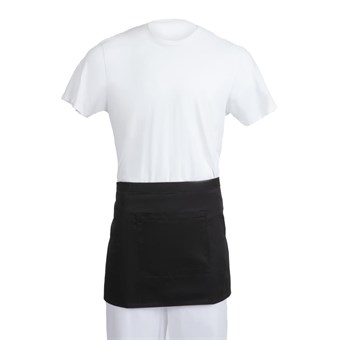 Whites korte sloof zwart