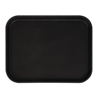 Cambro Camtread rechthoekig antislip glasvezel dienblad zwart 45,7cm