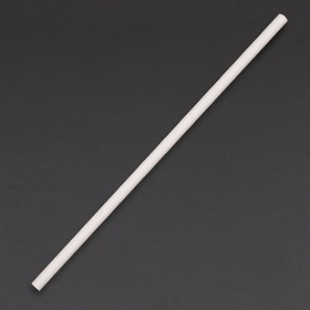 Fiesta Compostable composteerbare papieren rietjes wit (250 stuks)
